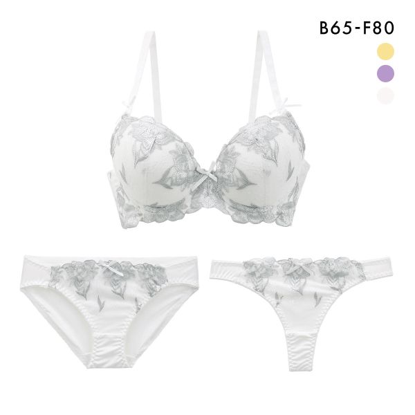 ロイヤルローズ ブラジャー ショーツ セット Tバック 3点セット BCDEF 大きいサイズ