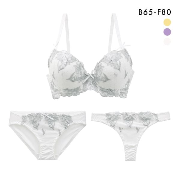 ロイヤルローズ ブラジャー ショーツ セット Tバック 3点セット BCDEF 大きいサイズ