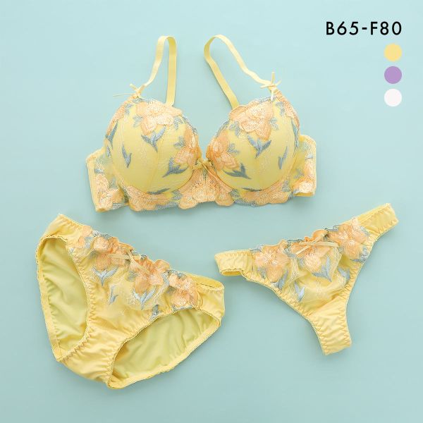 ロイヤルローズ ブラジャー ショーツ セット Tバック 3点セット BCDEF 大きいサイズ