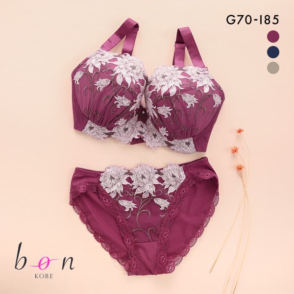 30%OFF ビーオーエヌ bon 美胸 脇寄せ バストメイクブラ 美胸引き立つ バラ柄レース シリーズ ブラジャー ショーツ セット GHI 30%OFF ビーオーエヌ bon 美胸 脇寄せ バストメイクブラ 美胸引き立つ バラ柄レース シリーズ ブラジャー ショーツ セット GHI