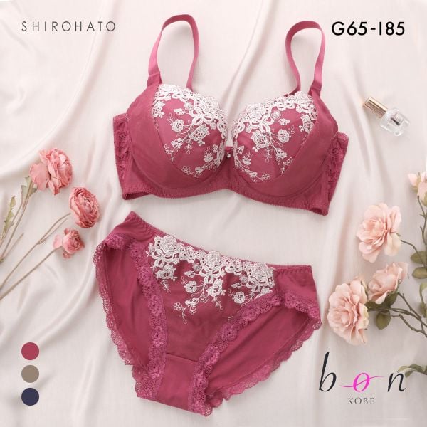 ビーオーエヌ 脇 細見え 胸元リッチ シュッとRich シリーズ ブラジャー ショーツ セット GHI 大きいサイズ 脇すっきり 脇肉 bon