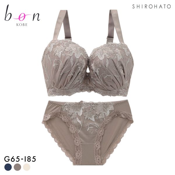 ビーオーエヌ 脇スッキリバストメークブラ カトレア シリーズ ブラジャー ショーツ セット GHI 脇すっきり グラマー bon