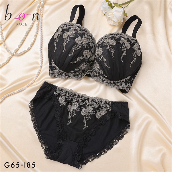 ビーオーエヌ 美胸 脇寄せ バストメイクブラ ボタニカルノーブル シリーズ GHI 脇すっきり グラマー bon