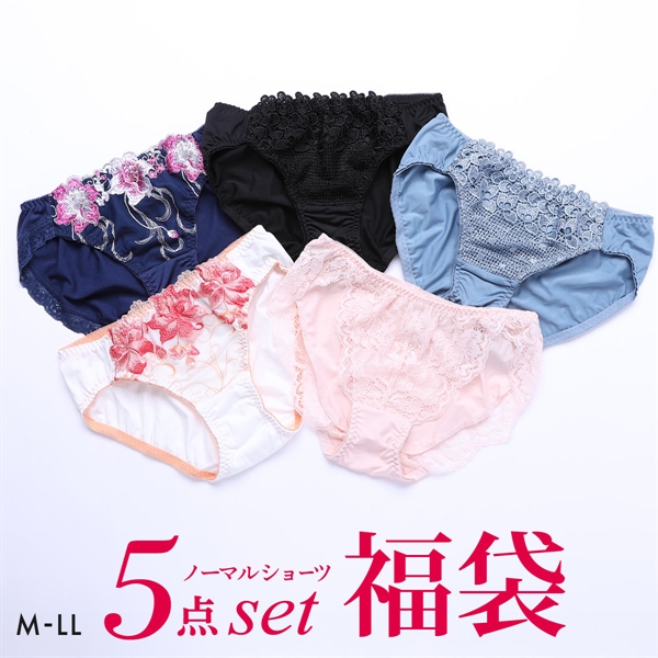 お買い得 単品ショーツ 5枚入り 福袋