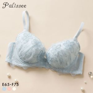 パリーゼ ブーケアップリケ ブラジャー EF 大きいサイズ まる胸 ナチュラル Palissee