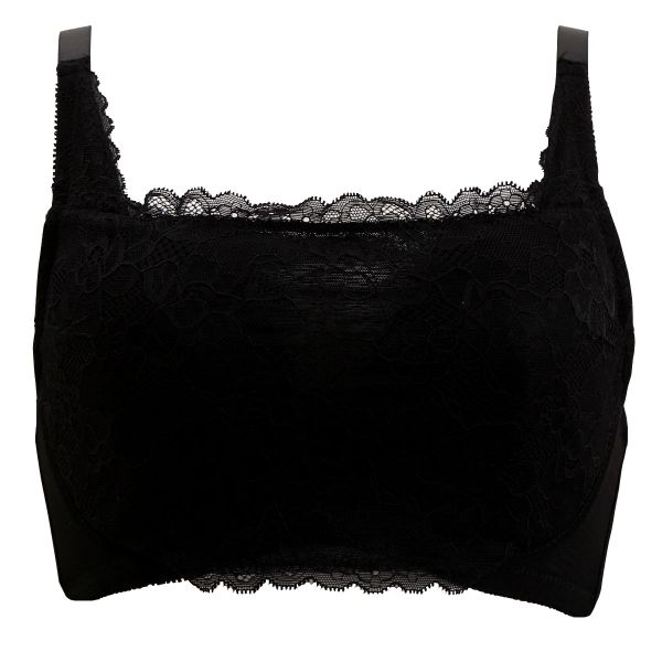 パリーゼ Palissee 大きな胸を小さく見せるブラ 脇高 脇肉 胸元カバー ブラジャー GH 総レース 大きいサイズ