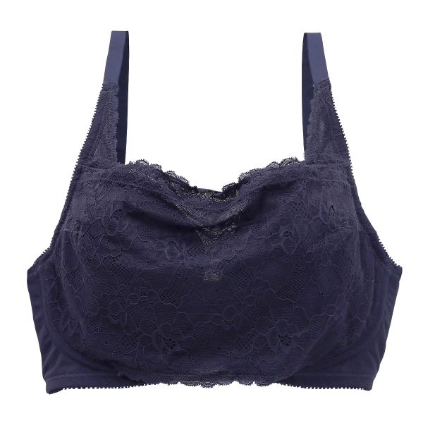 パリーゼ Palissee 大きな胸を小さく見せるブラ 脇高 脇肉 胸元カバー ブラジャー GH 総レース 大きいサイズ