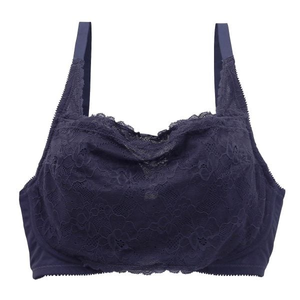 パリーゼ Palissee 大きな胸を小さく見せるブラ 脇高 脇肉 胸元カバー ブラジャー GH 総レース 大きいサイズ