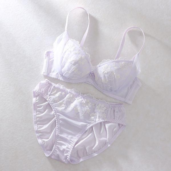 パリーゼ Palissee フェアリーブーケチュール ブラジャー ショーツ セット サイドチュール ABCDEF