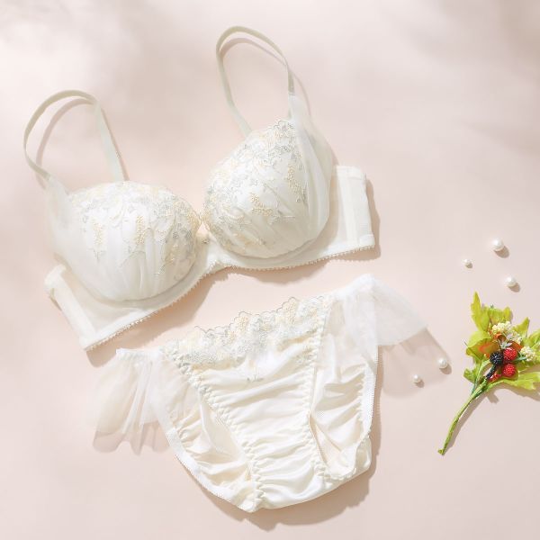 パリーゼ Palissee ミモザ ブラジャー ショーツ セット ナイスフィット ABCDEF 花柄 サイドチュール