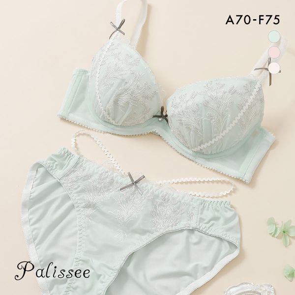 30%OFF パリーゼ Palissee KOREA collection クレールブーケ フラワー ブラジャー ショーツ セット ABCDEF 脇高 ストリング 淡色 30%OFF パリーゼ Palissee KOREA collection クレールブーケ フラワー ブラジャー ショーツ セット ABCDEF 脇高 ストリング 淡色