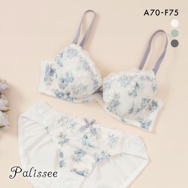 パリーゼ ロココ調クラシカルローズ ブラセット ABCDEF ブラジャー ショーツ セット レース Palissee