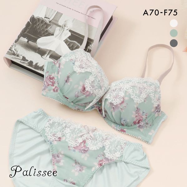 パリーゼ ロココ調クラシカルローズ ブラセット ABCDEF ブラジャー ショーツ セット レース Palissee