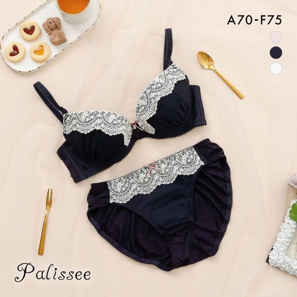 パリーゼ スウィートプリーツ ブラセット ABCDEF ブラジャー ショーツ セット ナイスフィット Palissee