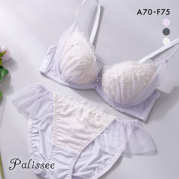パリーゼ リュミエール ブラジャー ショーツ セット ナイスフィット ABCDEF サイドチュール Palissee