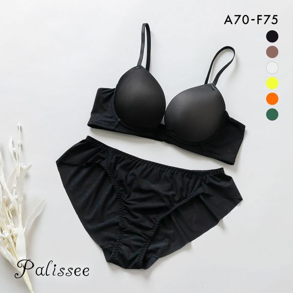 パリーゼ 華奢Tブラ ブラジャー ショーツ セット ひびきにくい モールドカップ ABCDEF Palissee Mia Lingerie