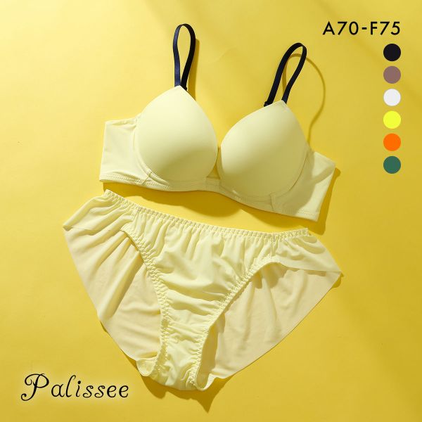 パリーゼ 華奢Tブラ ブラジャー ショーツ セット ひびきにくい モールドカップ ABCDEF Palissee Mia Lingerie