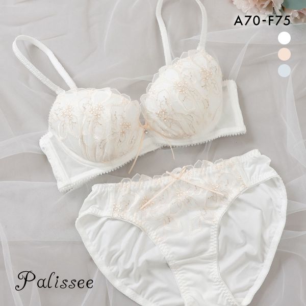 パリーゼ クレールフローラル ブラセット ABCDEF ブラジャー ショーツ セット Palissee