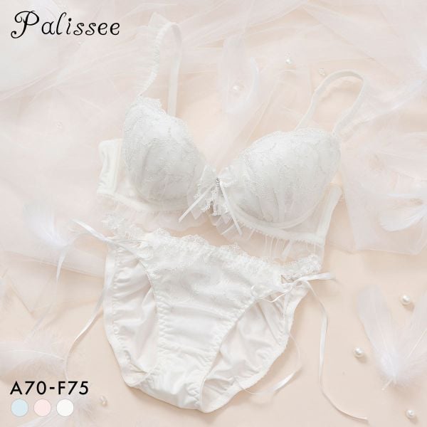 パリーゼ ailes d nge ブラセット ナイスフィット ABCDEF ブラジャー ショーツ セット 天使の羽 サイドリボン Palissee