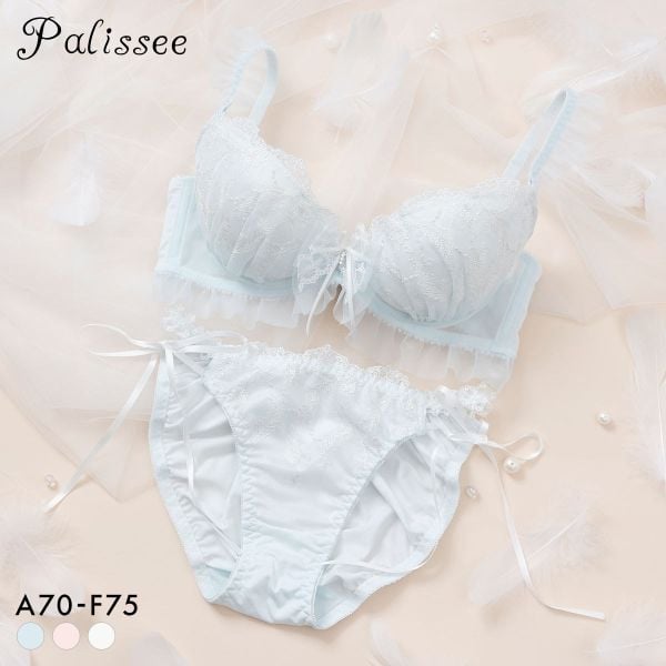 パリーゼ ailes d nge ブラセット ナイスフィット ABCDEF ブラジャー ショーツ セット 天使の羽 サイドリボン Palissee