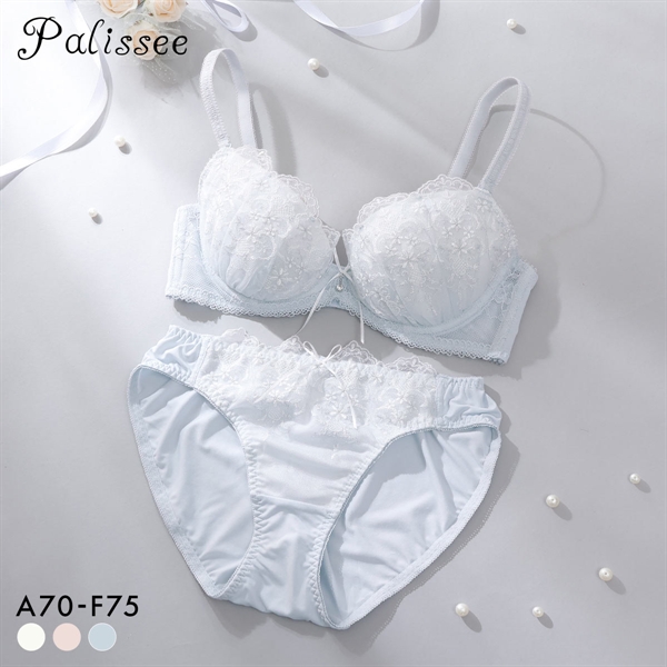 パリーゼ シェリーフルール ブラセット ABCDEF ブラジャー ショーツ セット 自然にバストをメイク ナイスフィット Palissee