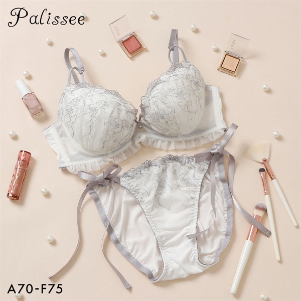 パリーゼ ロゼリボン ブラセット ABCDEF ブラジャー ショーツ セット ナイスフィット サイドリボン Palissee