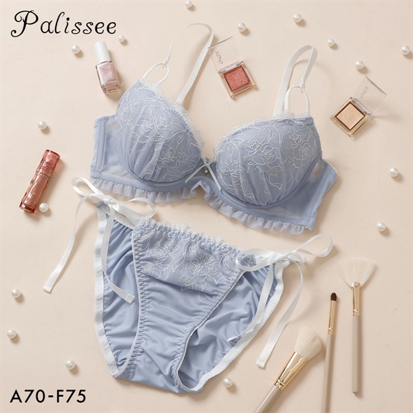 パリーゼ ロゼリボン ブラセット ABCDEF ブラジャー ショーツ セット ナイスフィット サイドリボン Palissee