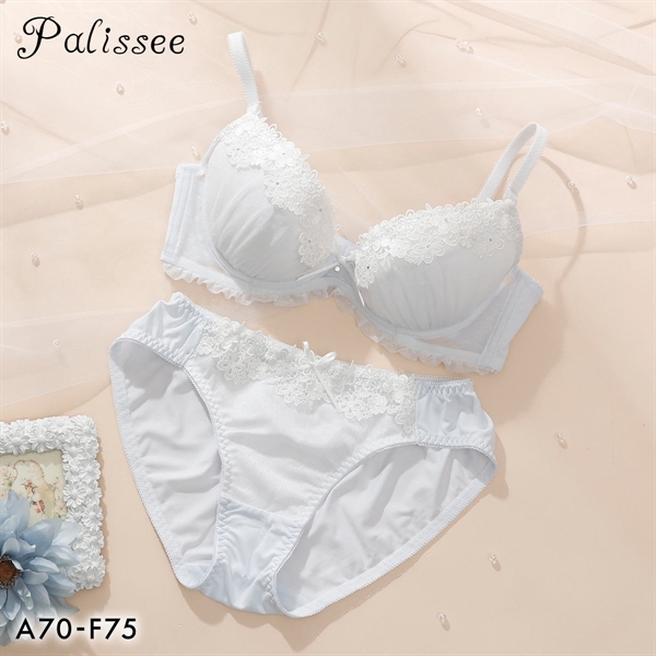 パリーゼ ドットビジュー ブラセット ABCDEF ナイスフィット ブラジャー ショーツ セット 大きいサイズ Palissee
