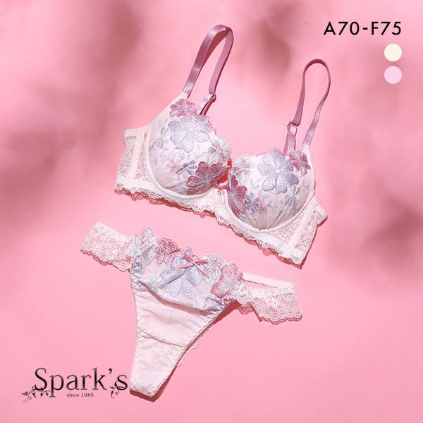 スパークス SPARKS 脇高 ブラジャー ショーツ セット ABCDEF 谷間 盛りブラ Tバックショーツ バックレース スパークス SPARKS 脇高 ブラジャー ショーツ セット ABCDEF 谷間 盛りブラ Tバックショーツ バックレース
