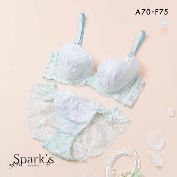 スパークス フェアリーフラワーチュール ブラジャー ショーツ セット ノーマルショーツ 脇高 谷間 盛り ABCDEF バックレース SPARKS スパークス フェアリーフラワーチュール ブラジャー ショーツ セット ノーマルショーツ 脇高 谷間 盛り ABCDEF バックレース SPARKS