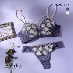 スパークス バイカラーフラワーコード ショーツ セット Tバックショーツ 脇高 ABCDEF 谷間 バックレース SPARKS