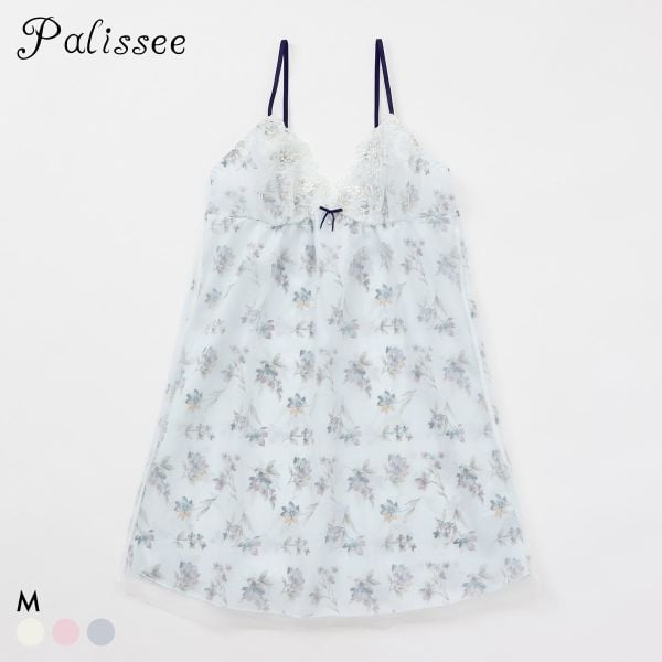 パリーゼ アモーレ スリップ キャミソール ランジェリー 花柄プリント 刺繍レース Parissee