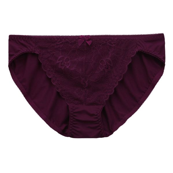 パリーゼ Palissee 大きな胸を小さく見せる フロントレース スタンダード ショーツ M L LL 3L 大きいサイズ 単品