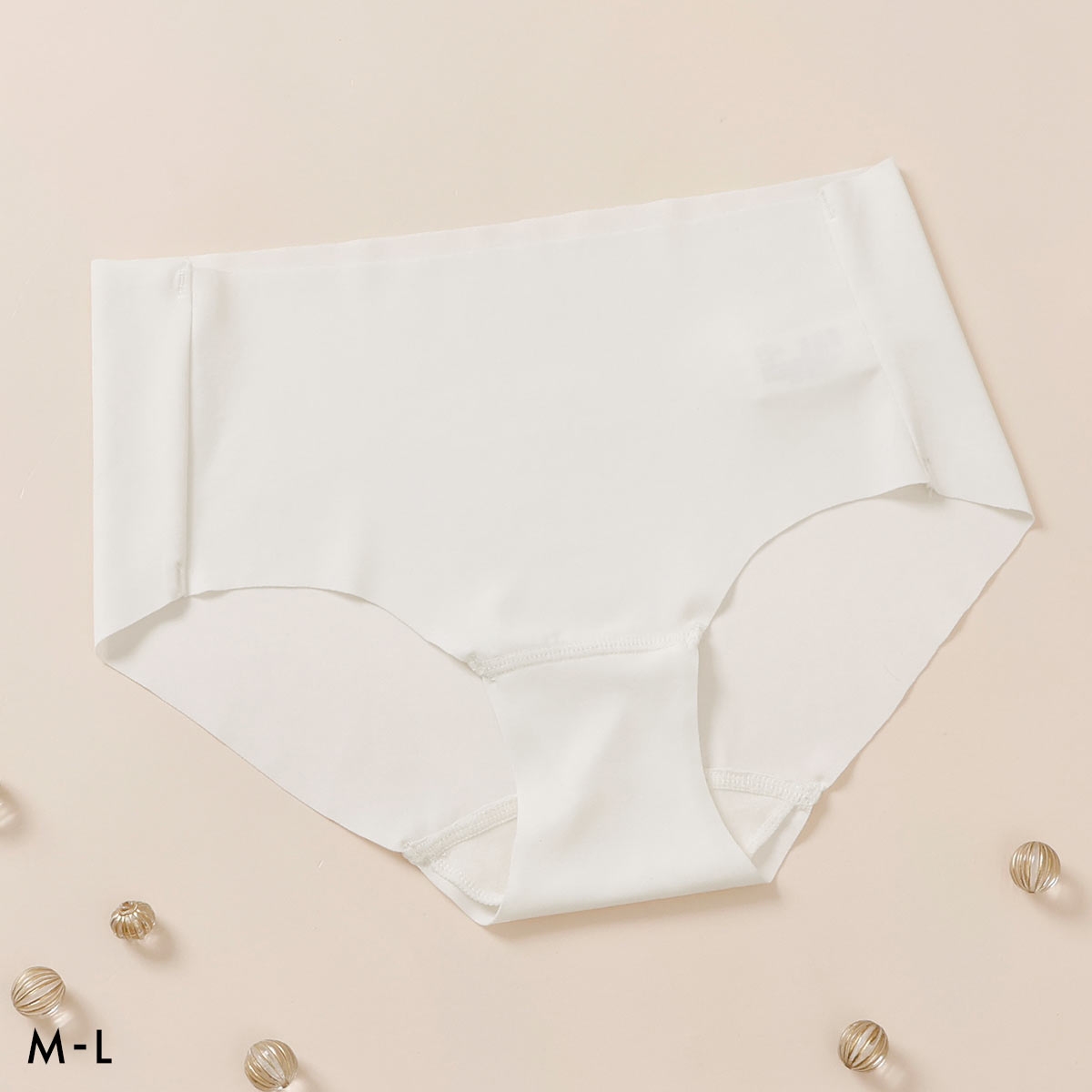 パリーゼ 主役級スタイル ノンワイヤー ブラジャー ペアショーツ スタンダード ひびきにくい ML 下着 Palissee(IV-アイボリー-M)