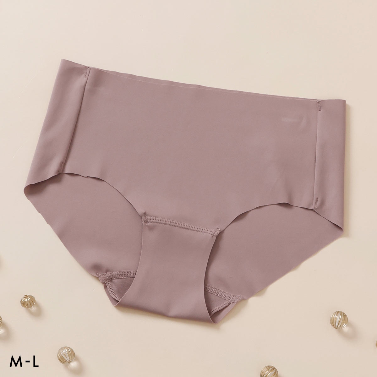 パリーゼ 主役級スタイル ノンワイヤー ブラジャー ペアショーツ スタンダード ひびきにくい ML 下着 Palissee(PB-ピンクベージュ-M)