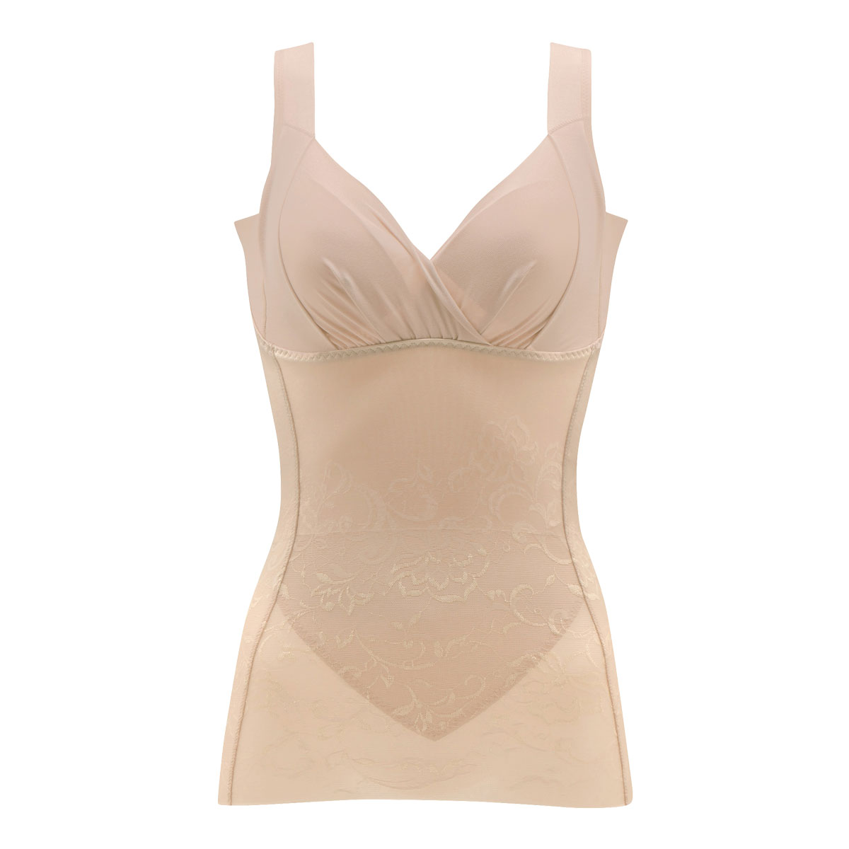 ワコール Wacoal －5歳の着やせブラキャミ 吸汗速乾 補正下着 シェイパー ARA723 ML(BE-ベージュ-M)