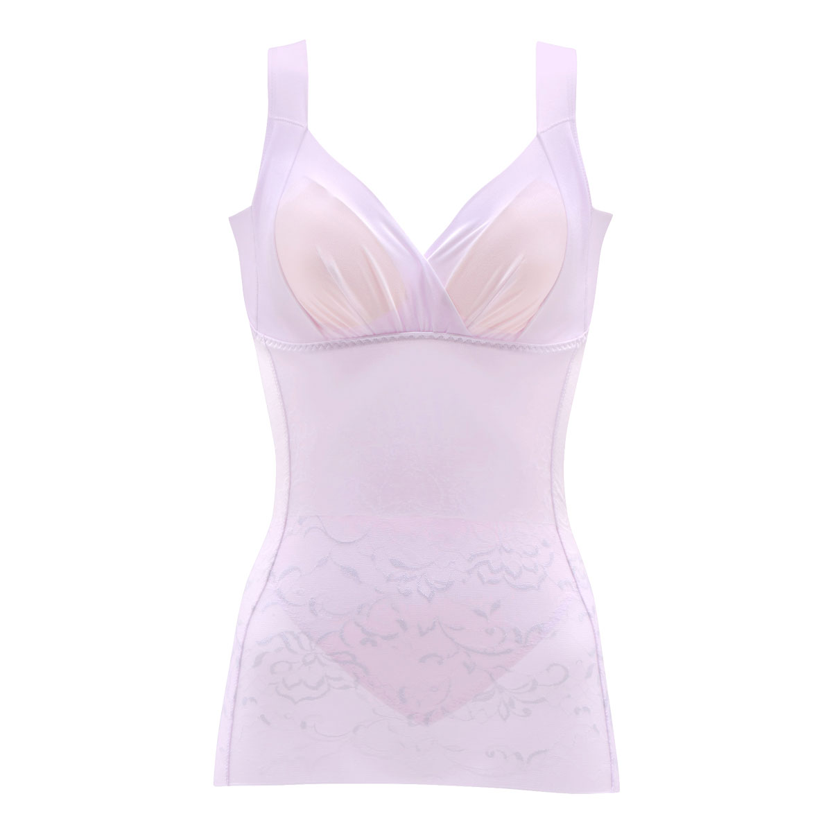 ワコール Wacoal －5歳の着やせブラキャミ 吸汗速乾 補正下着 シェイパー ARA723 ML(PI-ピンク-M)