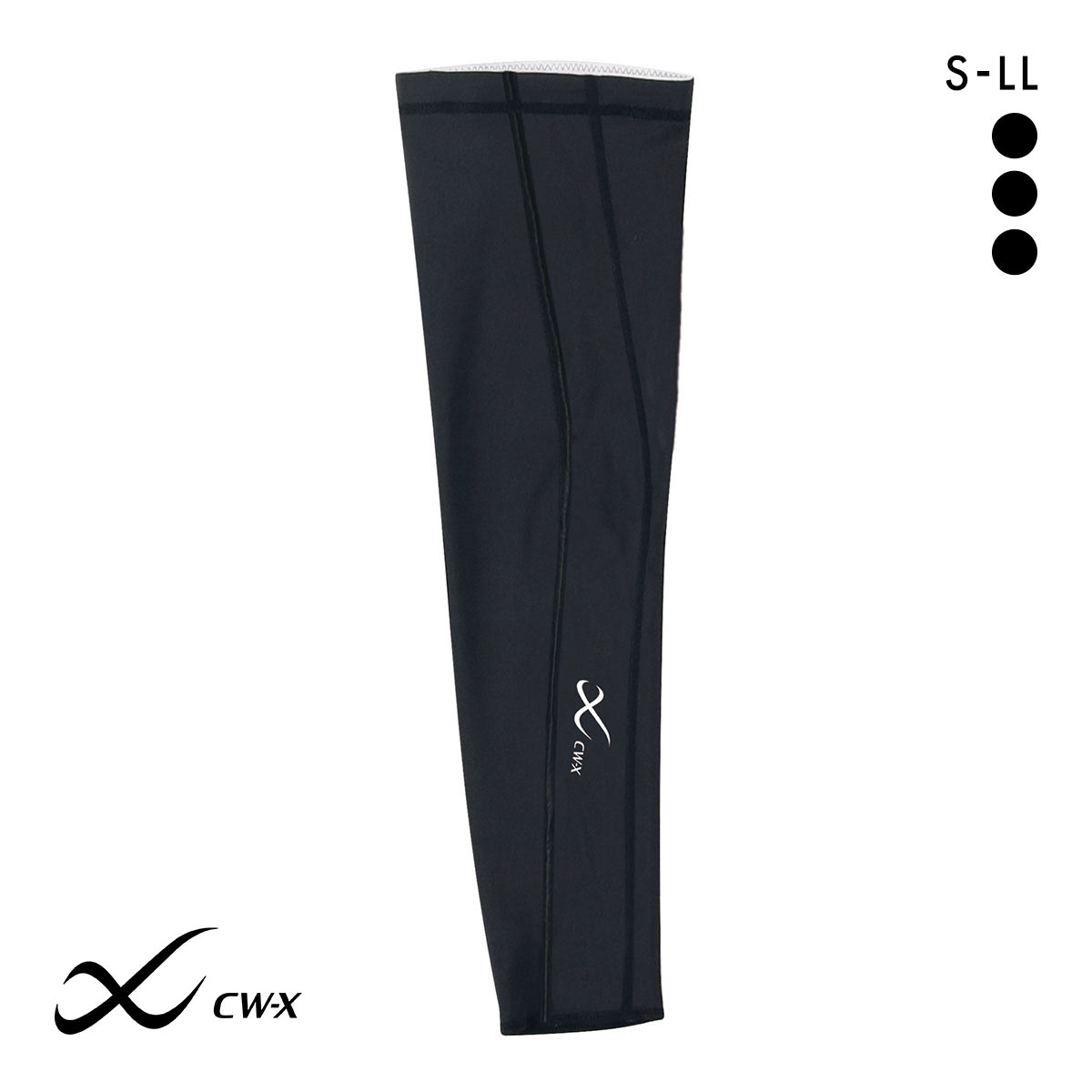 ワコール シーダブリューエックス アームサポーター Unisex 右腕用 男女兼用 BCR001 Wacoal CW-X(BK1-ブラック1-S)