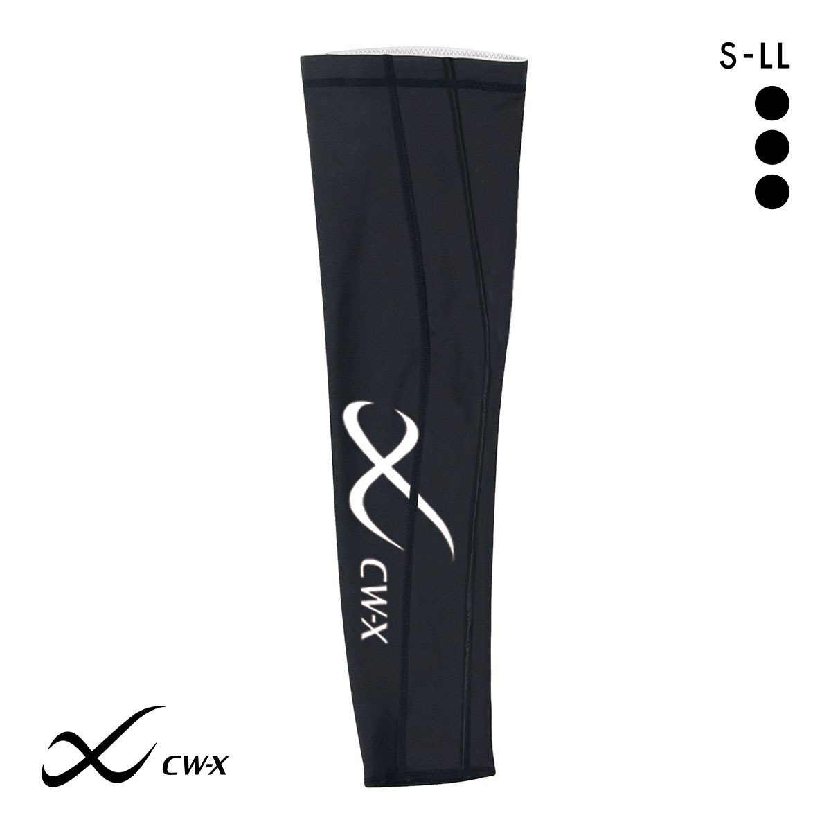 ワコール シーダブリューエックス アームサポーター Unisex 右腕用 男女兼用 BCR001 Wacoal CW-X(BK2-ブラック2-S)