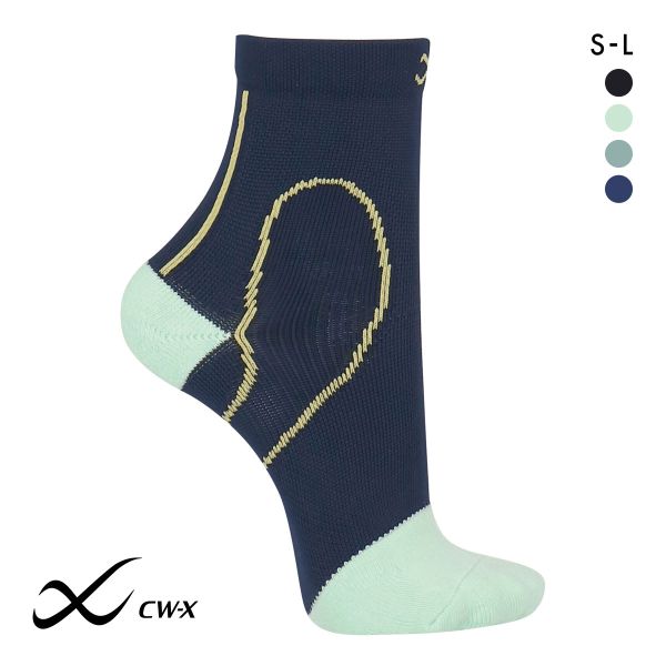 ワコール Wacoal シーダブリューエックス CW-X PARTS 男女兼用サポートソックス ショートタイプ 靴下