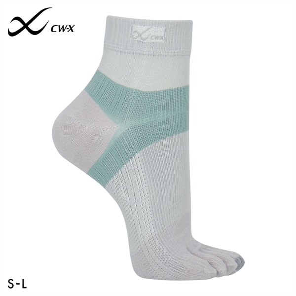 大谷翔平愛用モデル ワコール Wacoal シーダブリューエックス CW-X PARTS 男女兼用5本指サポートソックス 靴下 ショートタイプ BCR610