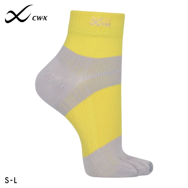 大谷翔平愛用モデル ワコール Wacoal シーダブリューエックス CW-X PARTS 男女兼用5本指サポートソックス 靴下 ショートタイプ BCR610