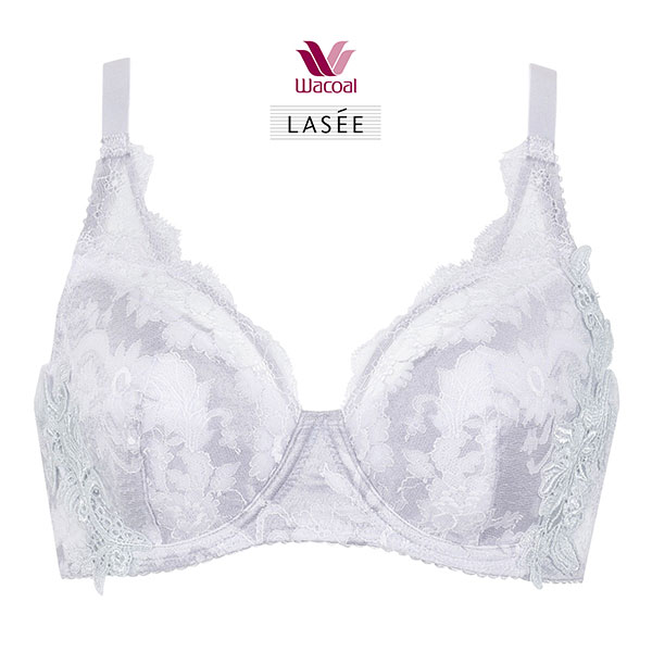 ワコール Wacoal ラゼ LASEE 27G BFA327 フルカップ ブラジャー DEF アウトインワイヤー 外付けワイヤー 単品(GY-グレー-D70)