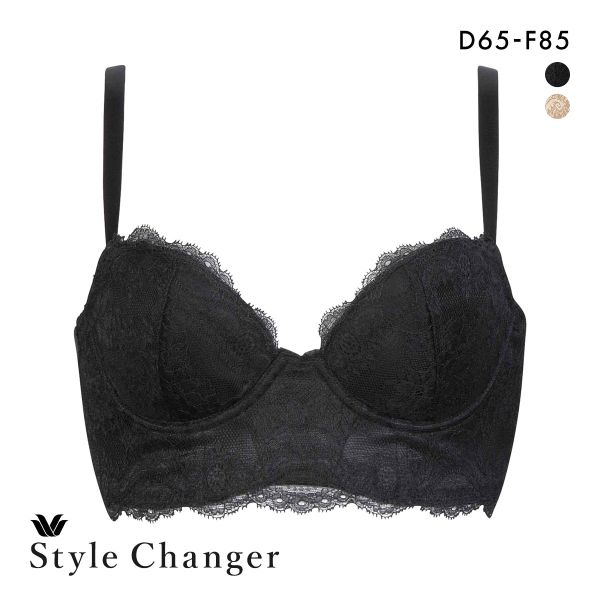 ワコール スタイルチェンジャー 高補整ミドリフ丈ブラ 3/4カップブラジャー DEF Wacoal Style Changer ミドリフ丈