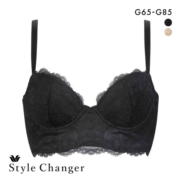 ワコール スタイルチェンジャー 高補整ミドリフ丈ブラ 3/4カップブラジャー G Wacoal Style Changer ミドリフ丈