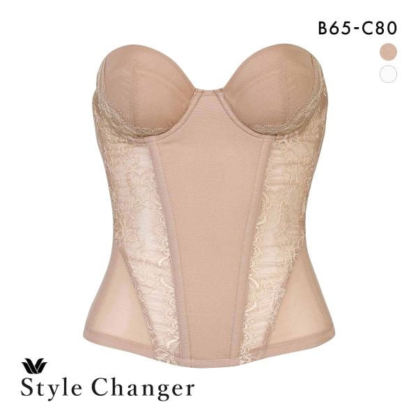 ワコール スタイルチェンジャー 高補整ロングブラ 1/2カップブラジャー BC Wacoal Style Changer ロング丈 ブライダル