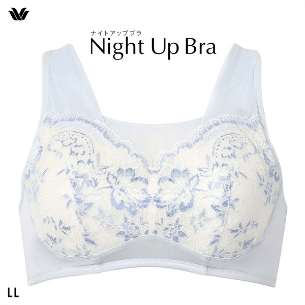 ワコール Wacoal ナイトアップブラ Night Up Bra ナイトブラ BRA167 レーシィ サマータイプ ブラジャー LL ノンワイヤー ハーフトップ