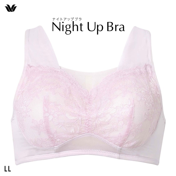 ワコール Wacoal ナイトアップブラ Night Up Bra ナイトブラ BRA167 レーシィ サマータイプ ブラジャー LL ノンワイヤー ハーフトップ