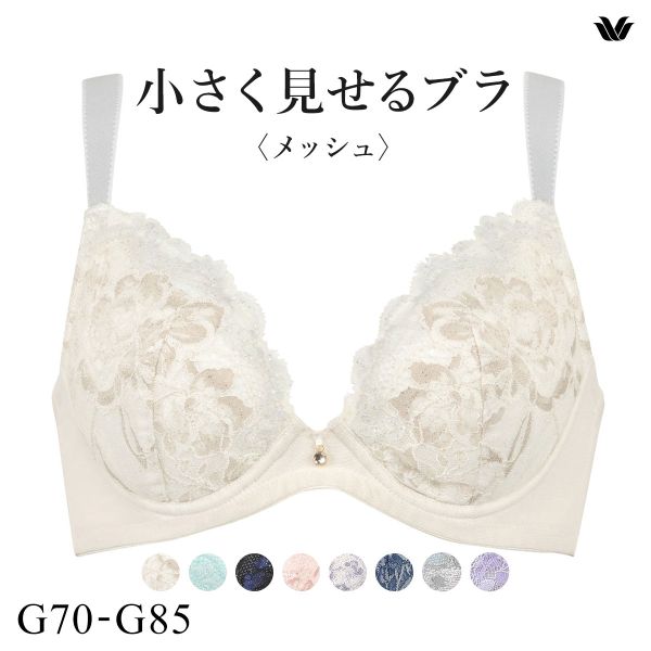 ワコール Wacoal 小さく見せるブラ BRB329 3/4カップ ブラジャー G 単品