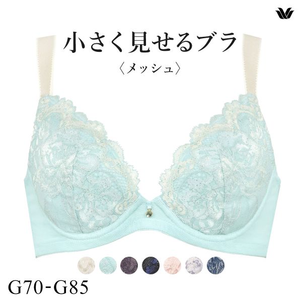 ワコール Wacoal 小さく見せるブラ BRB329 3/4カップ ブラジャー G 単品